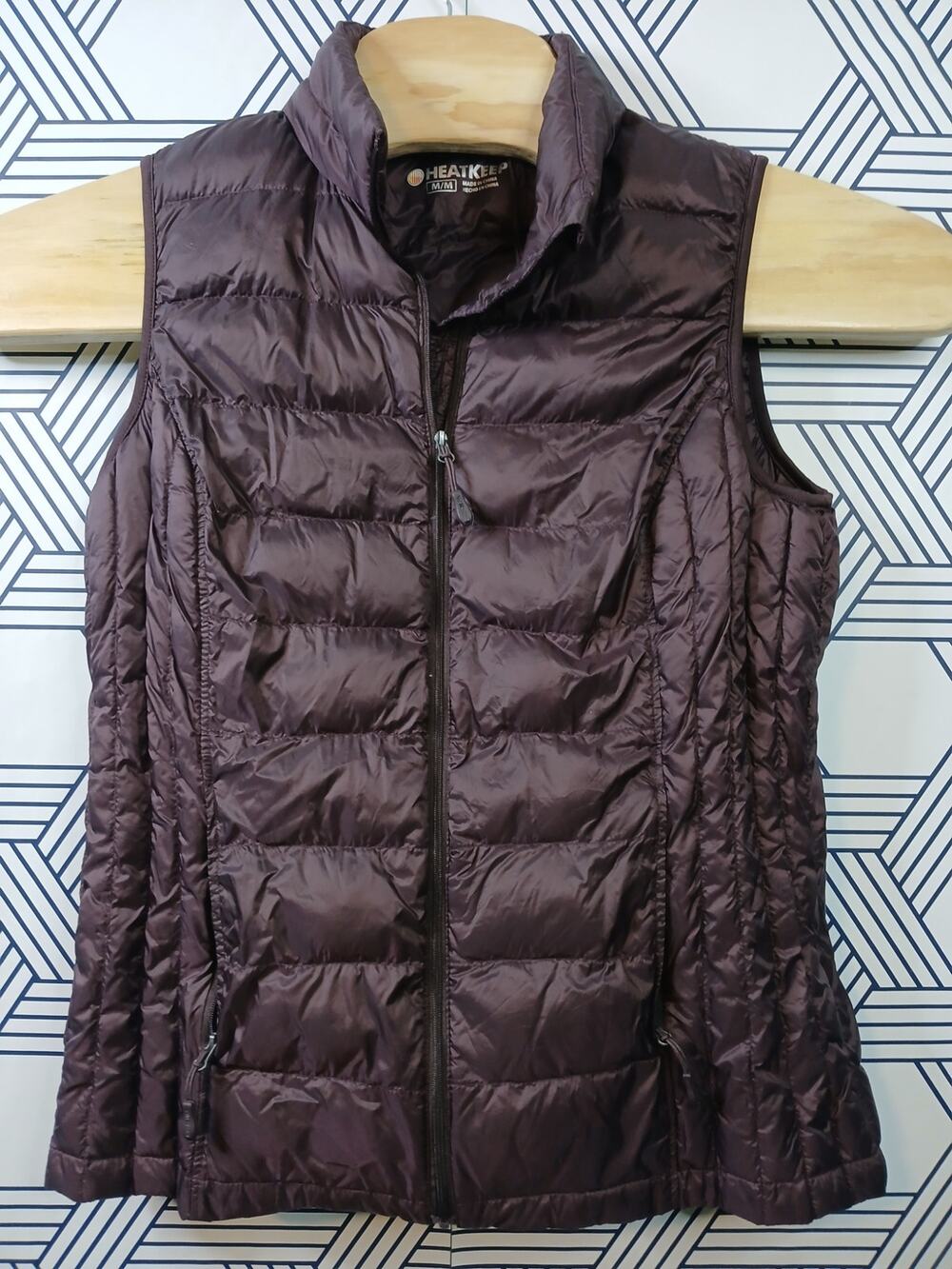 Heatkeep Women’s Down & Feather Vest | Puffer Cozycore Softgirl Size M